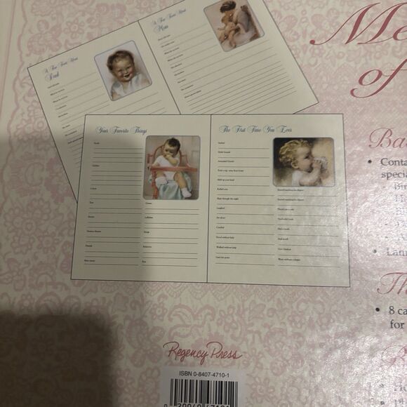 Vintage Bessie Pease Gutmann Baby Book Set - 1st Five Years Memory Kit NIB - Picture 12 of 16